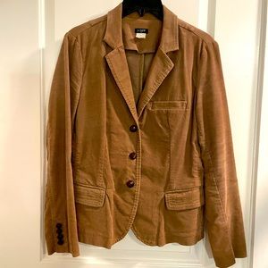 Vintage JCrew taupe corduroy blazer